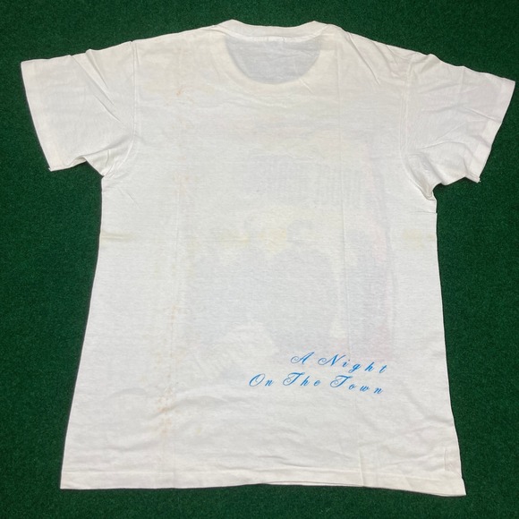 Vintage Bruce Hornsby And The Range Shirt Mens XL White 1990 A Night On The Town - Picture 9 of 16